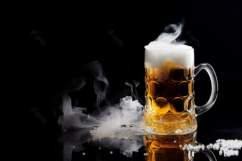 扎啤啤酒花玻璃酒杯饮品背景图,高清,摄影图,摄影图片,图片大全,摄影图免费下载